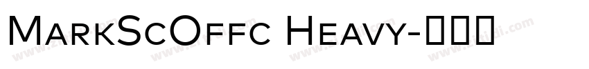 MarkScOffc Heavy字体转换